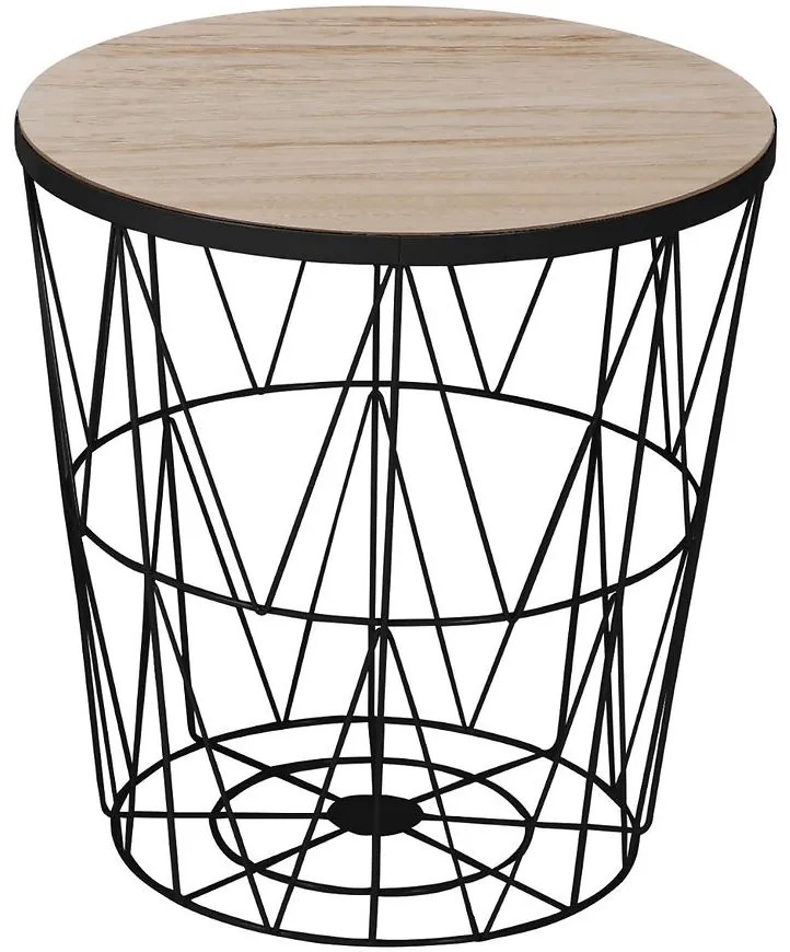 Konferenčný stolík Space čierny/drevo