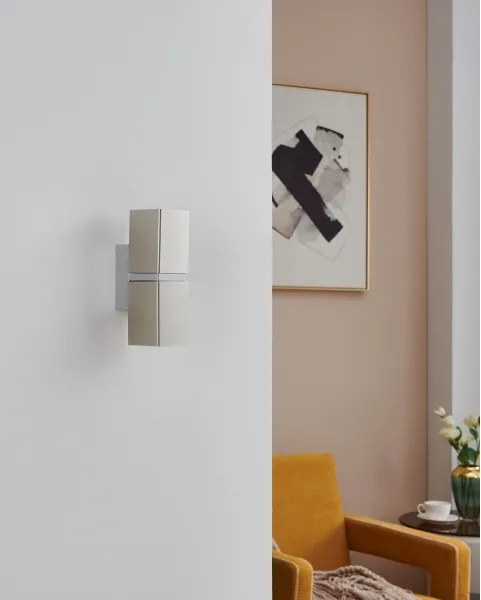 Eglo 96264 - LED nástenné svietidlo PASSA 2xGU10/2,8W/230V hranaté