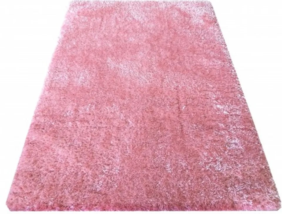 Kusový koberec Shaggy Merinos ružový, Velikosti 120x170cm