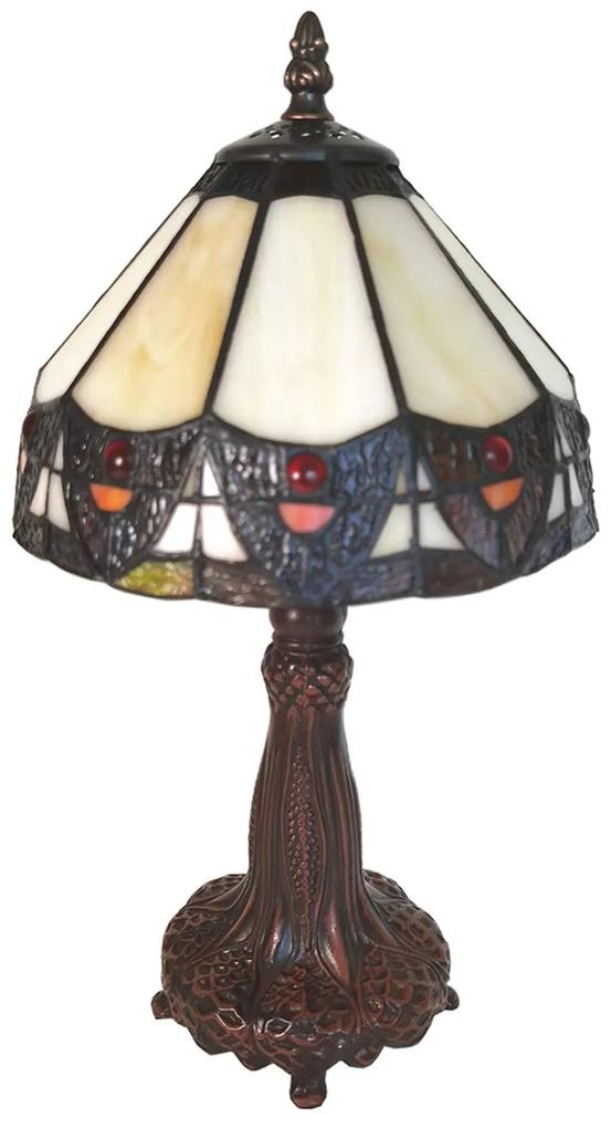 Stolová lampa 5LL-6108, štýl Tiffany