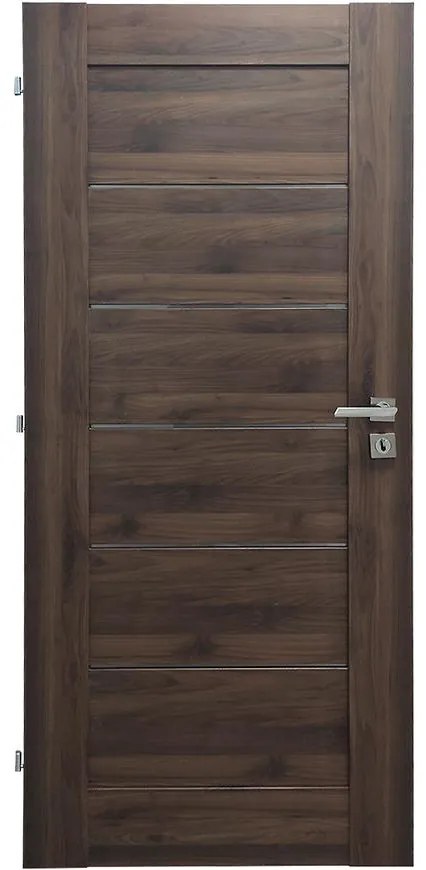 Vnútorné dvere Negra 5*5 80L tmavý colum 363