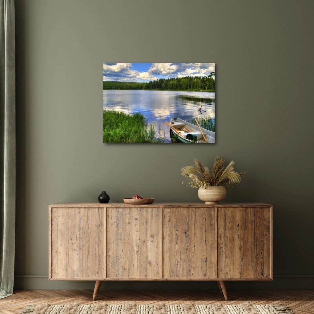 Obraz - Malebná dedina (70x50 cm)