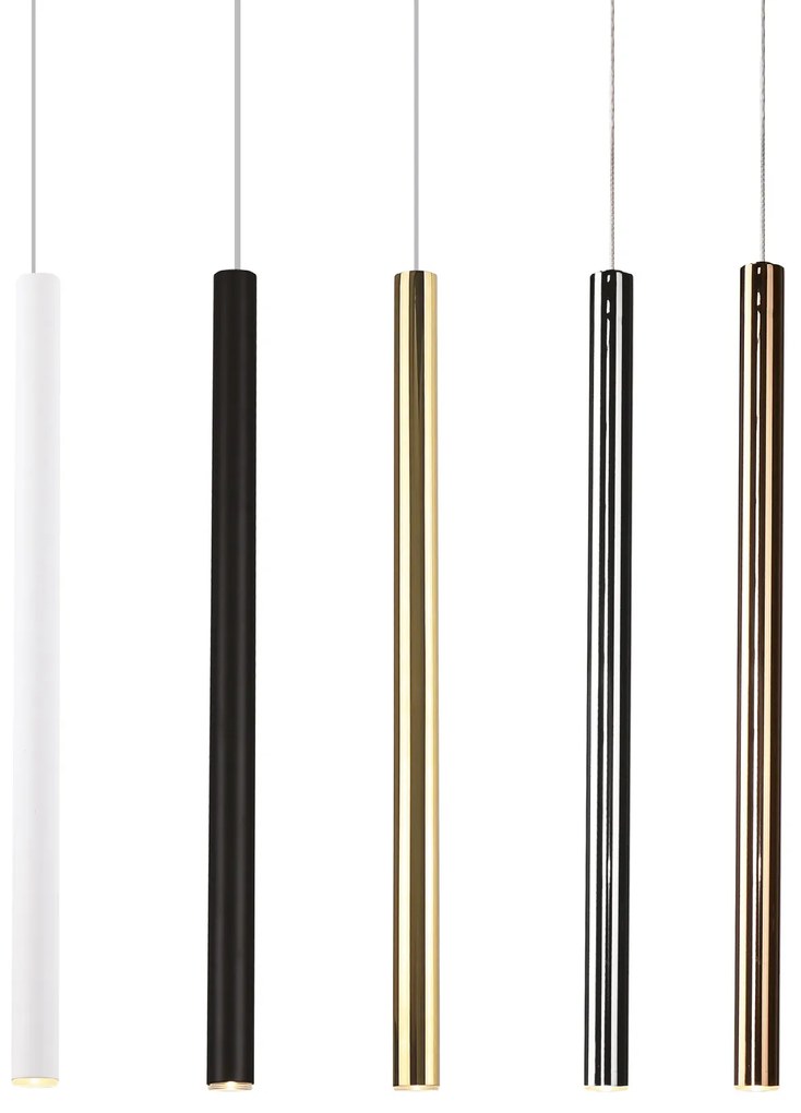 ORGANIC | luxusné visiace led svietidlo Farba: Chróm