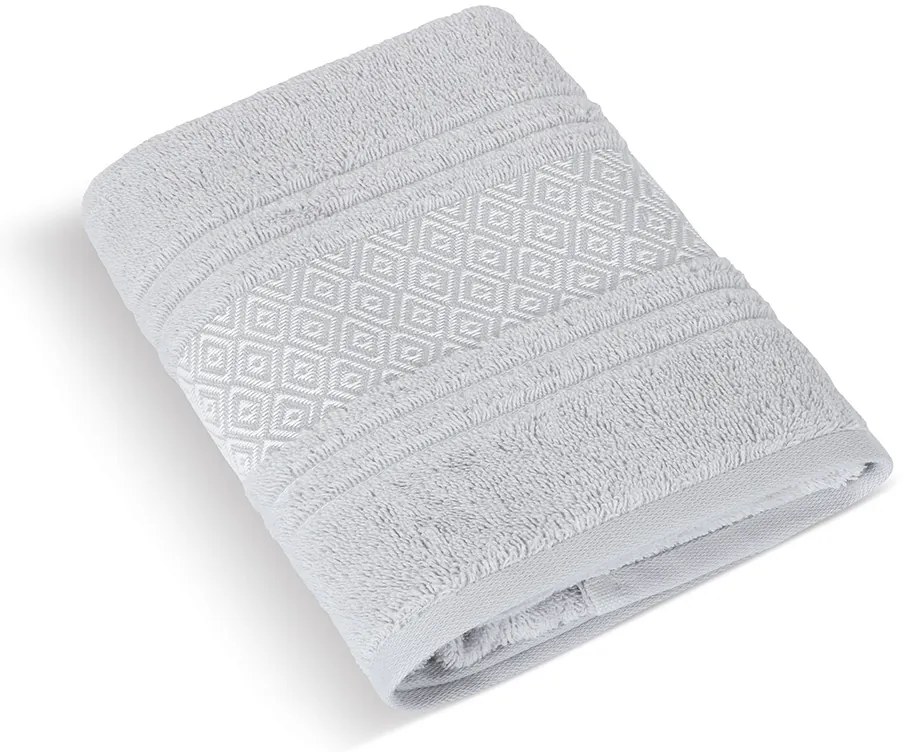 Brotex Froté osuška Mozaika 70x140cm 550g svetlo šedá