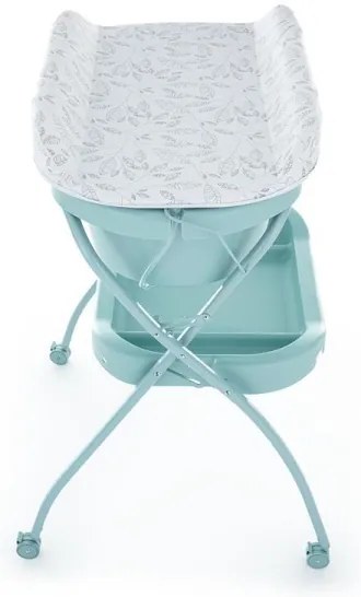 PETITE&MARS - Prebaľovací pult s vaničkou SPA 3v1 mintová