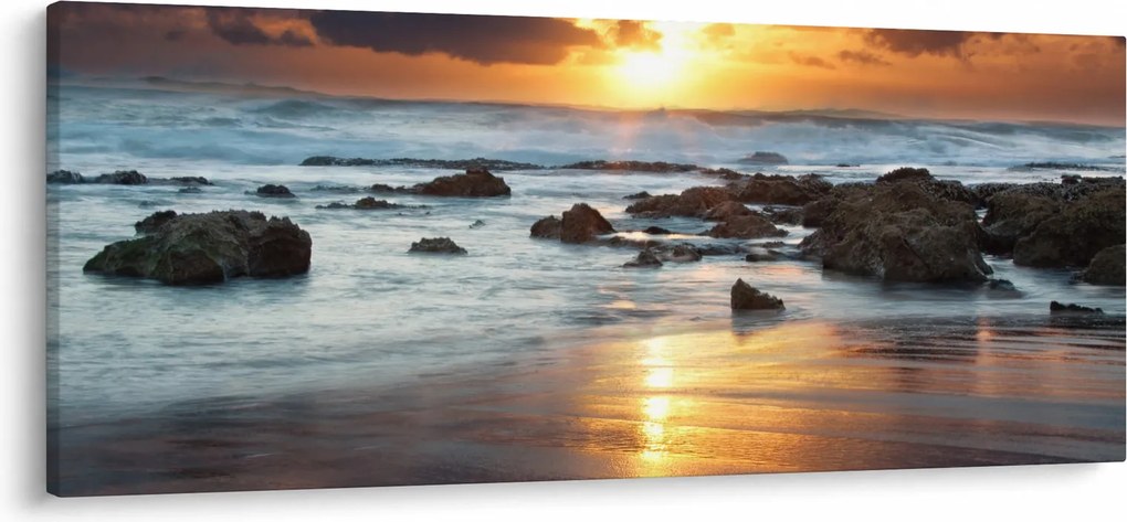 Obraz - More zaliate slnkom (120x50 cm)