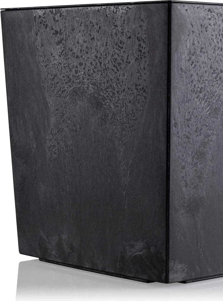 PLASTOVÝ KVETINÁČ BLOOM 36X56 CM IMITÁCIA BETÓNU ČIERNA