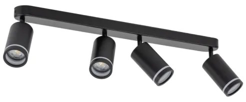 Bodové svietidlo JET 4xGU10/10W/230V čierna