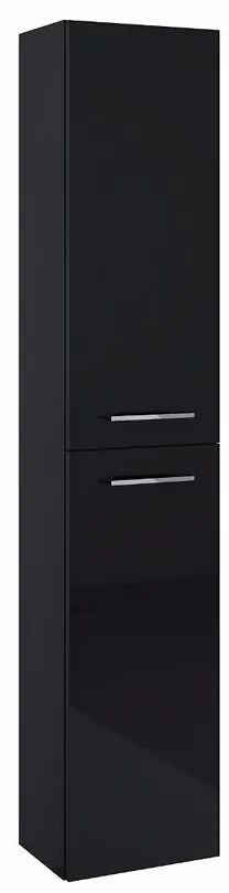 Vysoká skrinka Boa Vista New 30 2D čierny