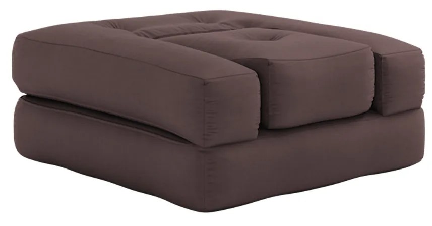 Variabilné kreslo Cube Brown 190 × 90 × 25 cm
