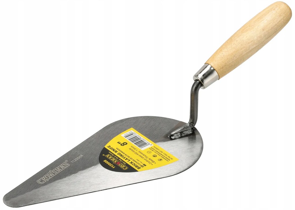 CROWNMAN Murárske hladítko z uhlíkovej ocele 20 cm