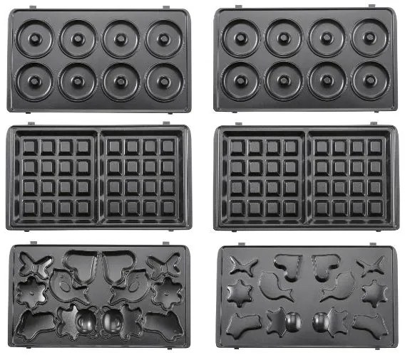 Silvercrest®  Kitchen Tools Vaflovač s vymeniteľnými platňami Swew 750 D4/Sowew 750 D4 (biela)  (100387639)