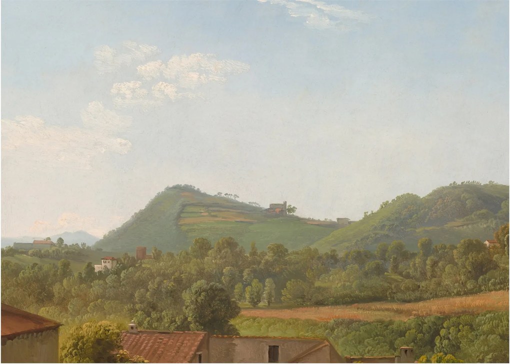 Obraz - Simon Denis,  View Near Naples, reprodukcia (70x50 cm)