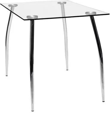 OVN jedálenský stôl IDN 3015 kov/sklo