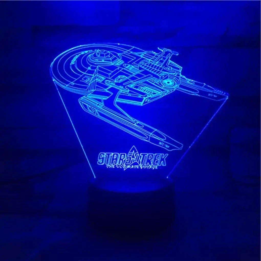 3Dmix 3DL-SMRT012 – 3D LED nočná lampa - Star Trek (Smart)