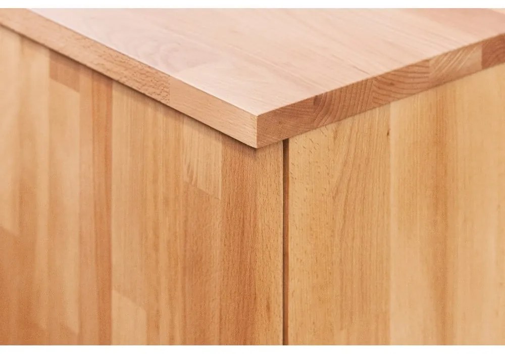 Šatníková skriňa z bukového dreva 135x206 cm Vento 3 - The Beds