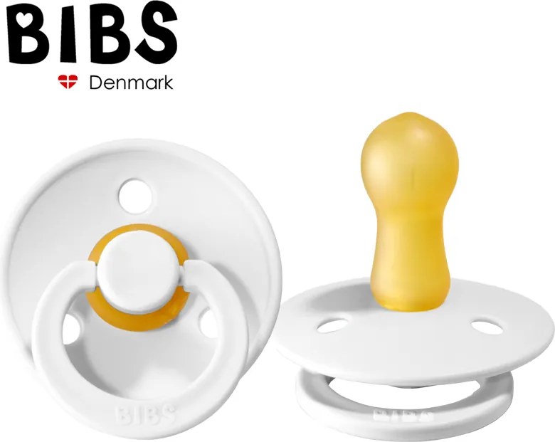 BIBS Cumlík Biela S – prírodný kaučuk pre novorodencov (0m+)