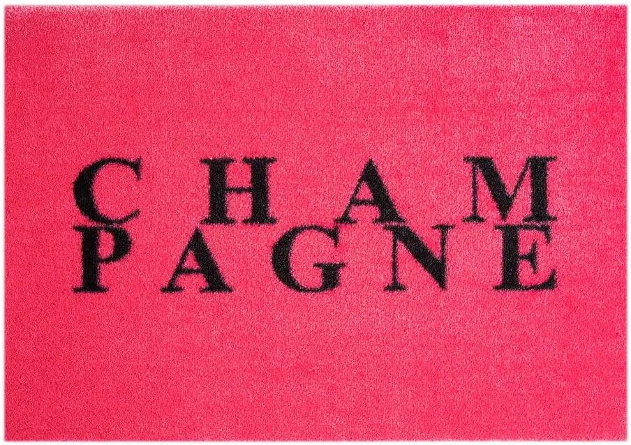 Ružová rohožka Mint Rugs StateMat Champagne, 50 × 75 cm