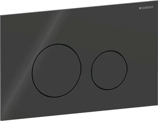 Geberit Sigma40 ovládacie tlačidlo sklo čierna 115.628.SJ.1