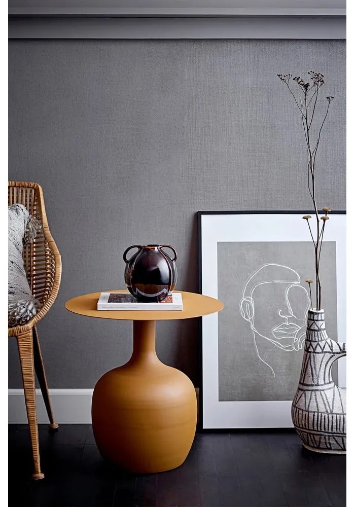 Kovový okrúhly odkladací stolík ø 46 cm Ayah – Bloomingville