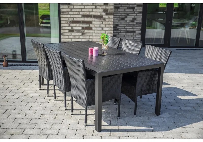 Bezúdržbový kovový stôl Viking XL 190cm
