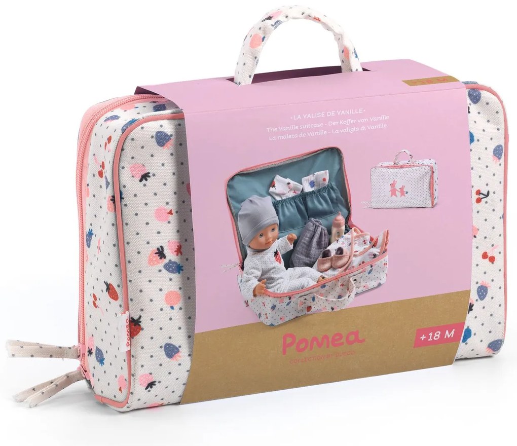 Baby Pomea - kufrík s bábikou Vanille a doplnkami
