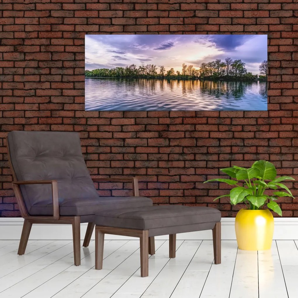 Obraz jazera (120x50 cm)