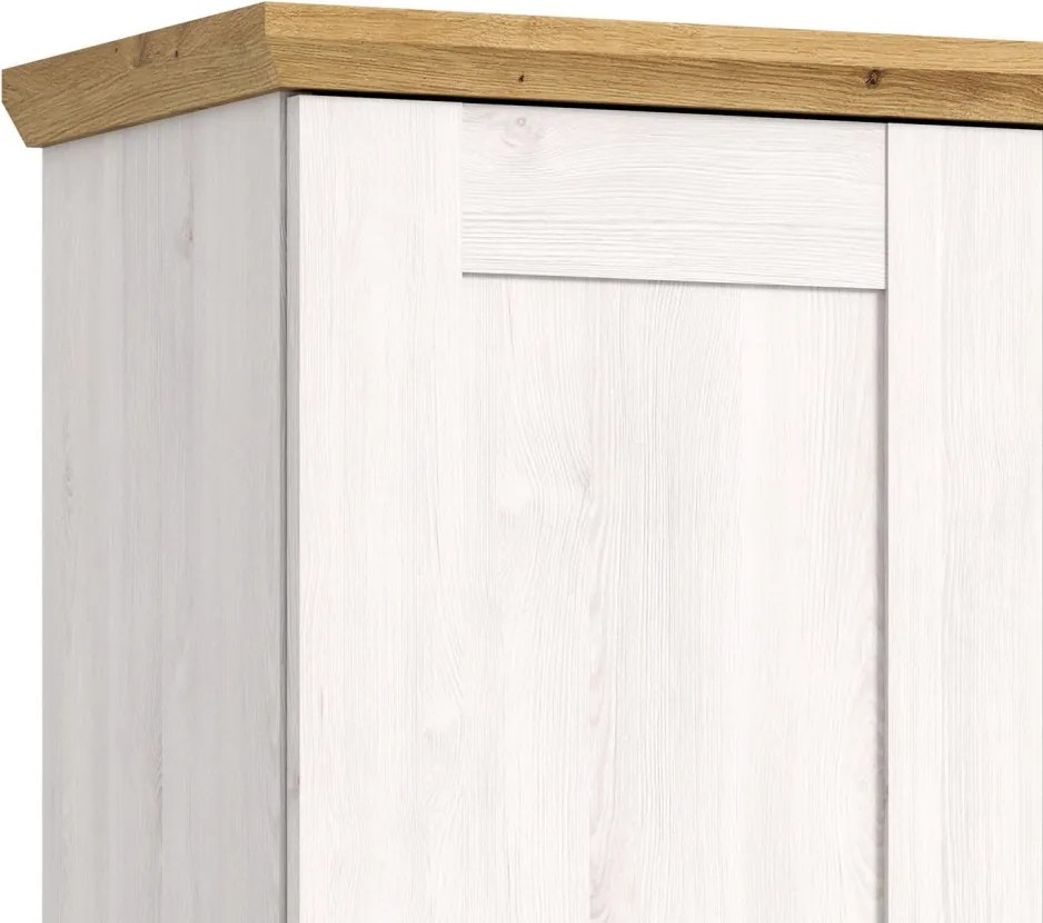 Predsieňová zostava Verona (5-dielna), sibírsky smrekovec/dub artisan