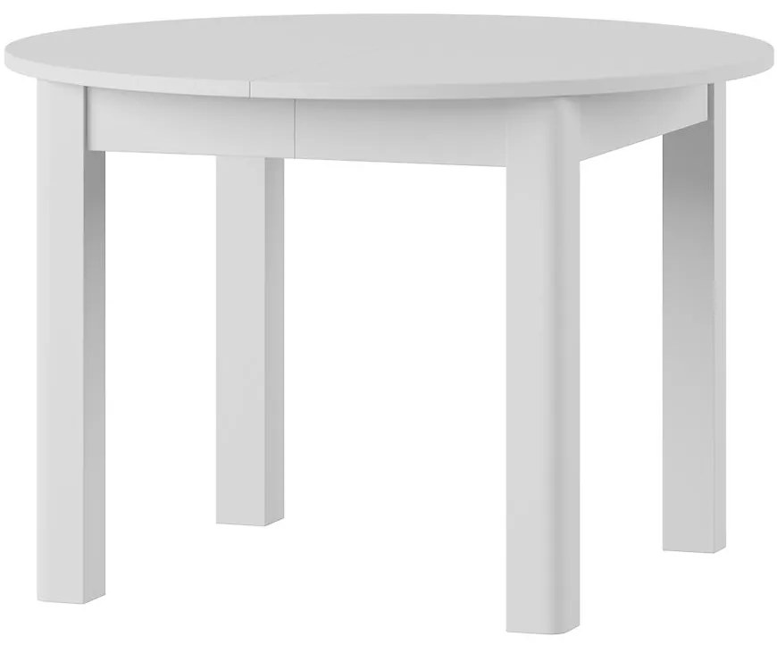 Skladací stôl Uran 01 110/160x110cm biela
