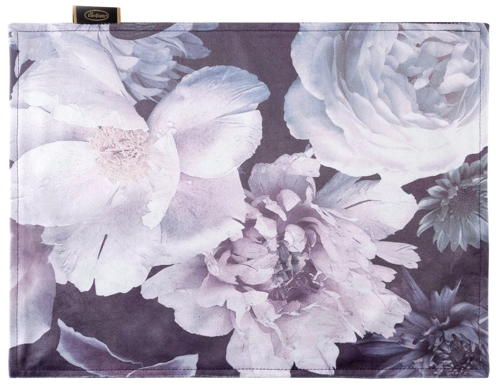 SADA 4 KS PRESTIERANIE NA STÔL VELVET7 30X40 CM KVETY