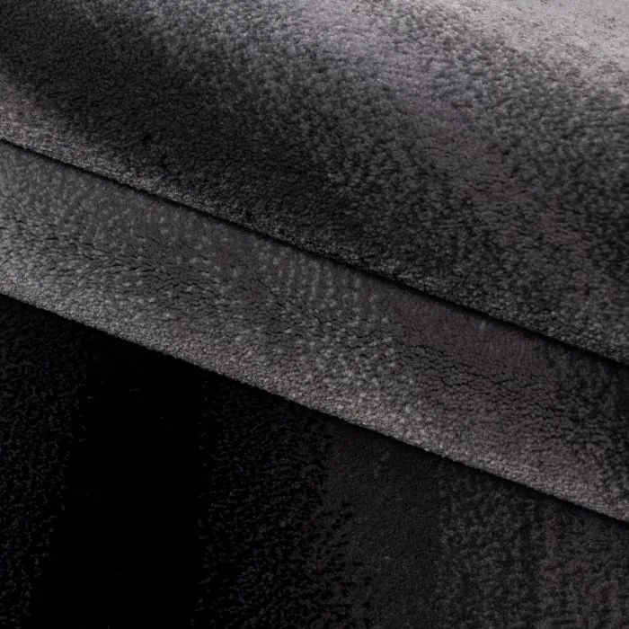 Ayyildiz, Kusový koberec Miami 6630 black, 200x290, šedá, kancelária