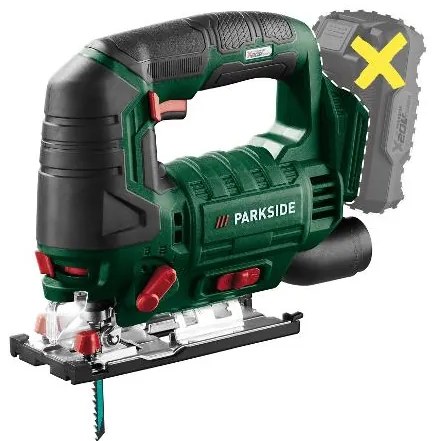 Parkside® Aku priamočiara píla Pstda 20-Li C3 – bez akumulátora (100385085)