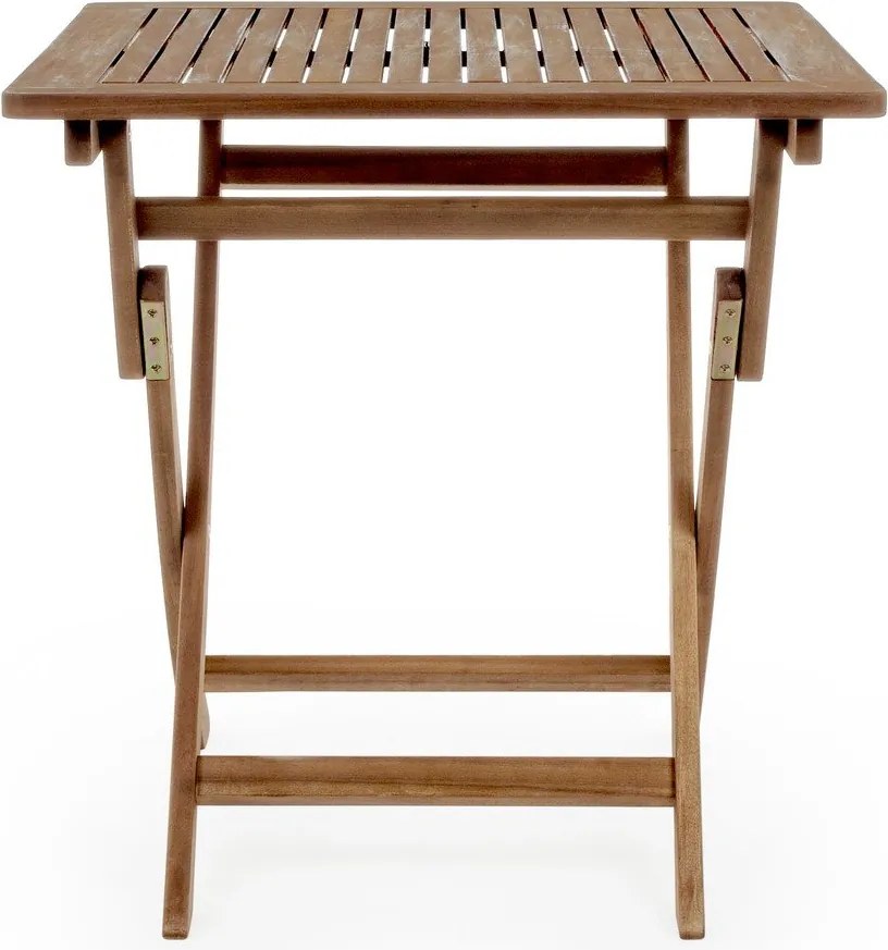 Záhradný stolík z masívu akácie 70x70 cm Noemi – Bizzotto