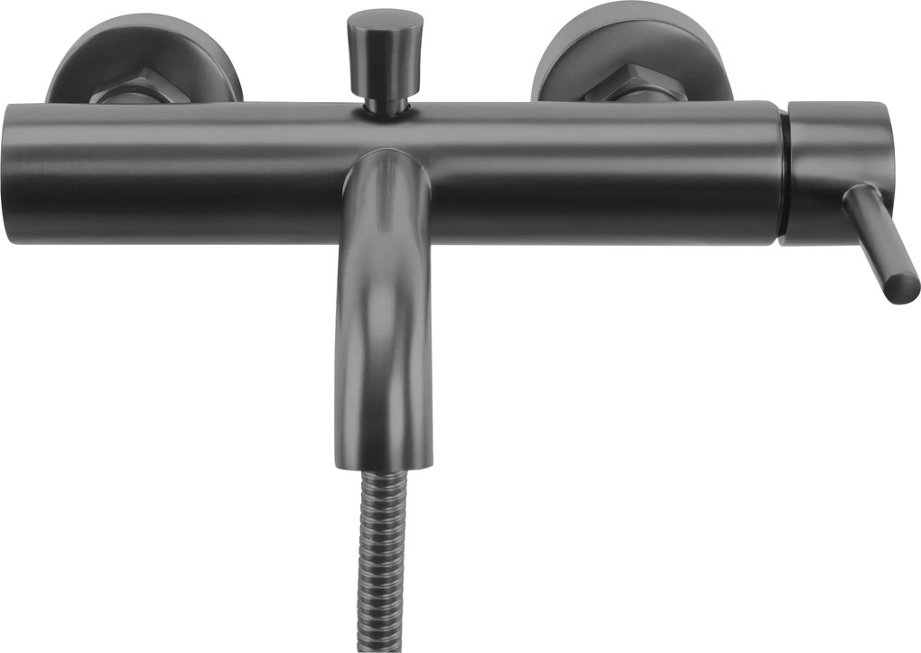 Rea Lungo, vaňová batéria s ručnou sprchovou súpravou, grafitová, REA-B1115