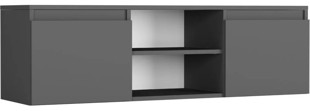 Moderný bezúchytkový TV stolík MODERN 120 cm - rôzne farebné prevedenia antracit mix artisan