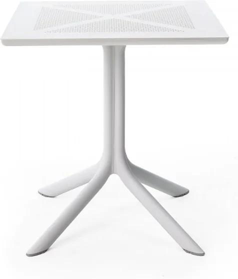 NARDI Plastový stôl CLIP 70x70 cm Farba: Biela