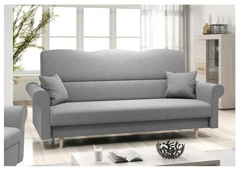 Třímístná pohovka LOFT 216 cm šedá