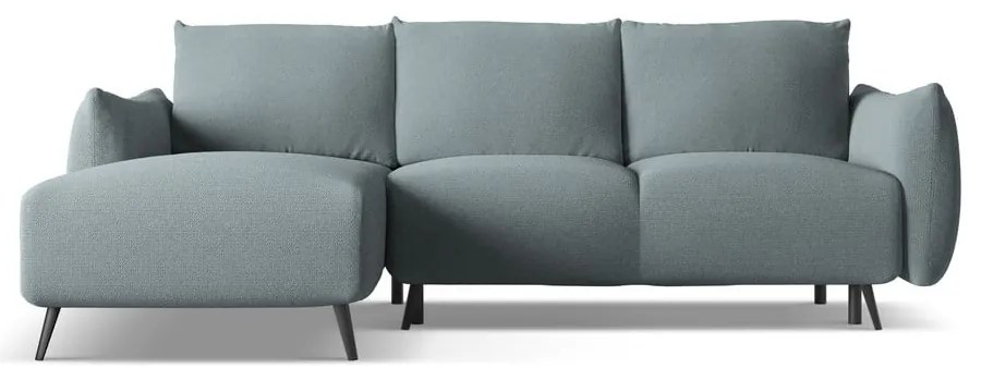 Svetlomodrá rohová pohovka (ľavý roh) Malie – Makamii