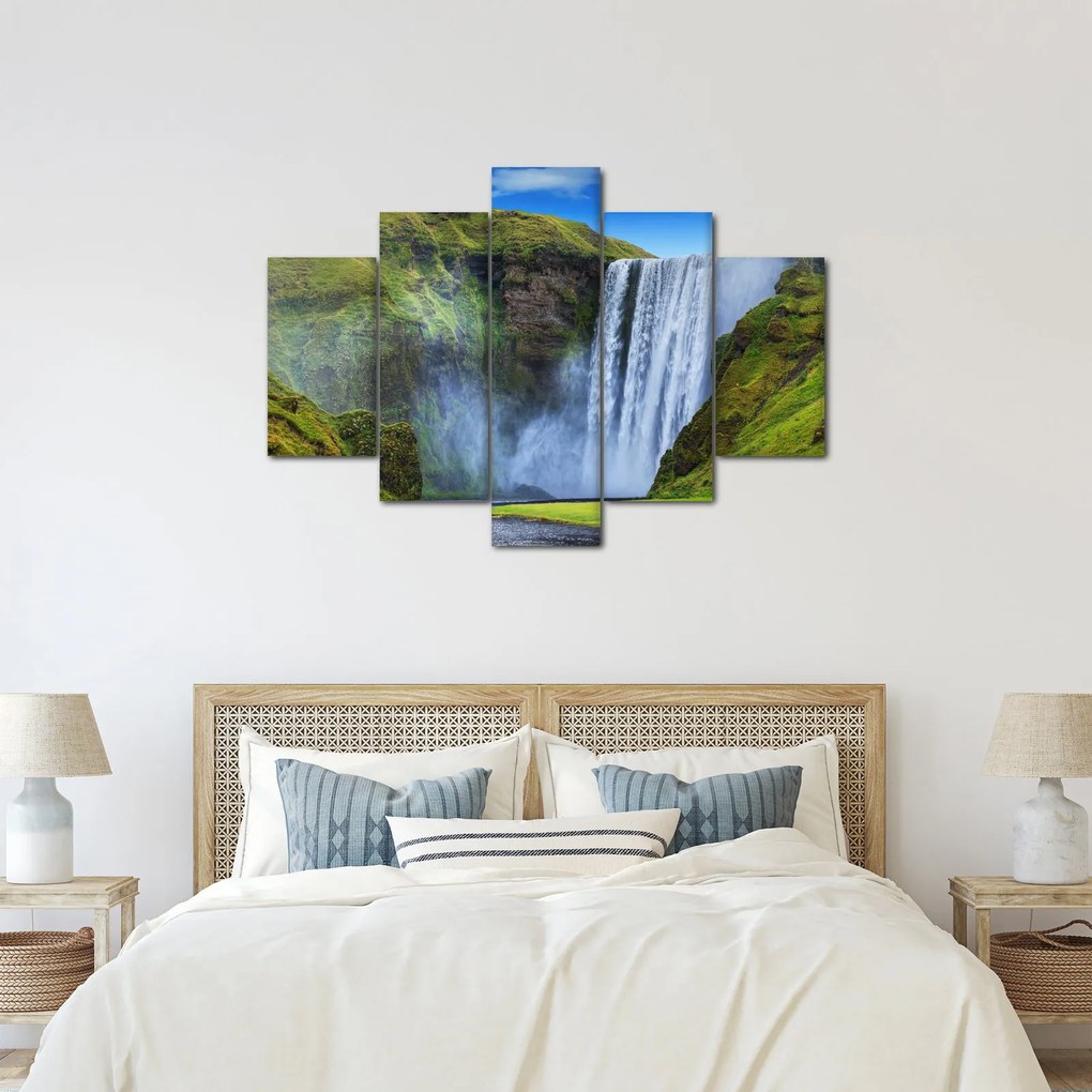 Obraz - Vodopád Seljalandsfoss (150x105 cm)