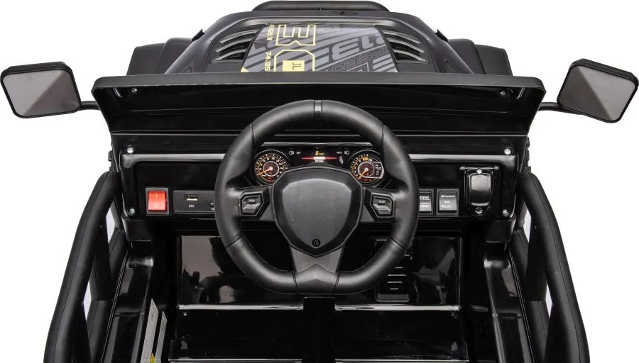 LEAN CARS Autobatéria YSA8813 Black 24V