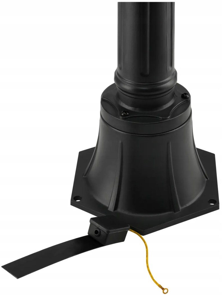 BERGE Záhradná lampa Stĺp Lampáš LED E27 105cm