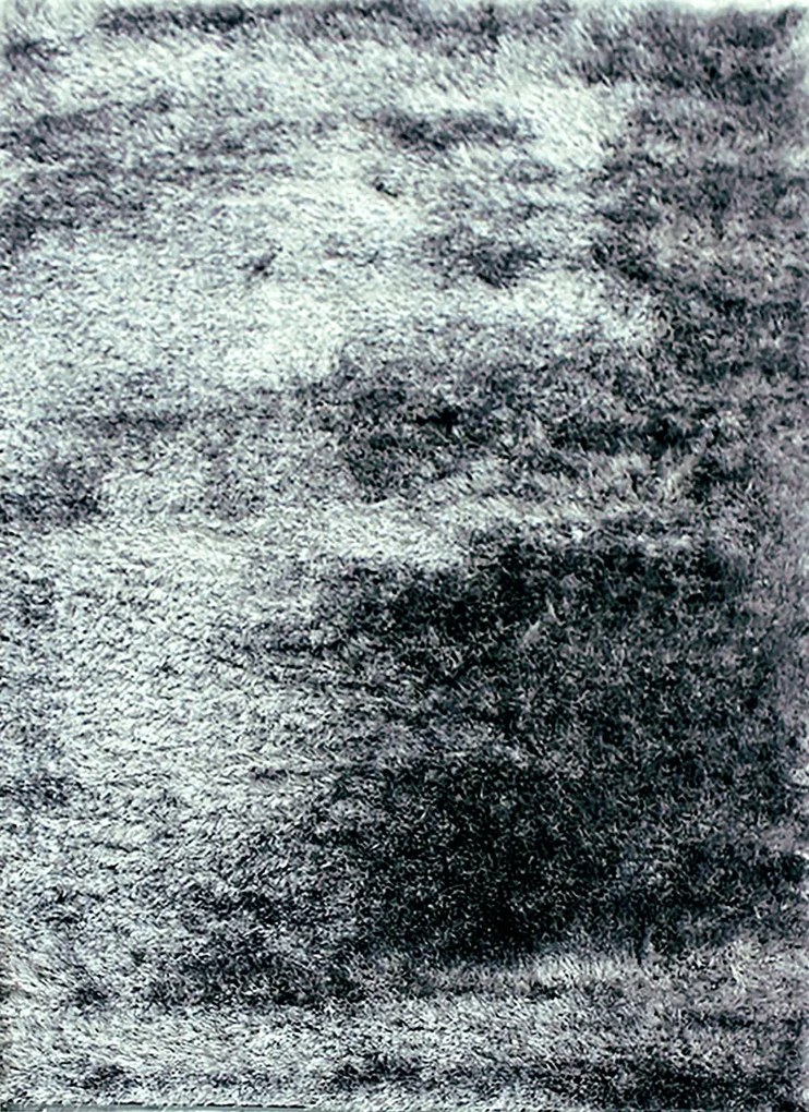 Koberec Seven Soft 7901 sivý shaggy s vysokým vlasom 70 mm Rozmer: 160x220 cm