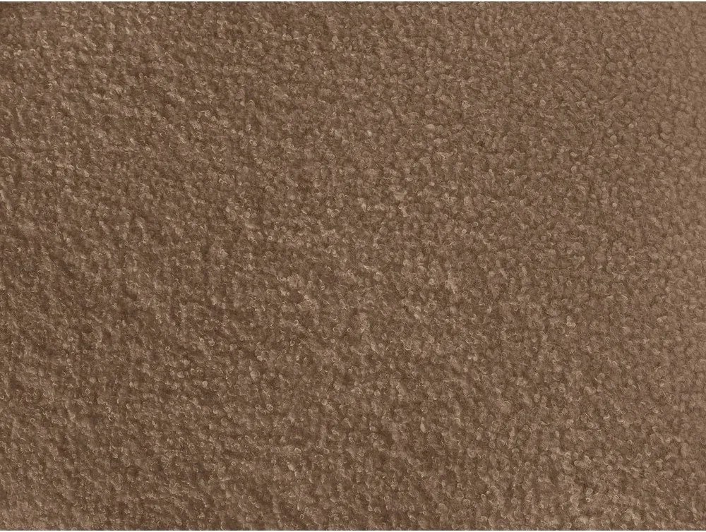 Hnedá pohovka z textílie buklé 193 cm Elina – Bobochic Paris