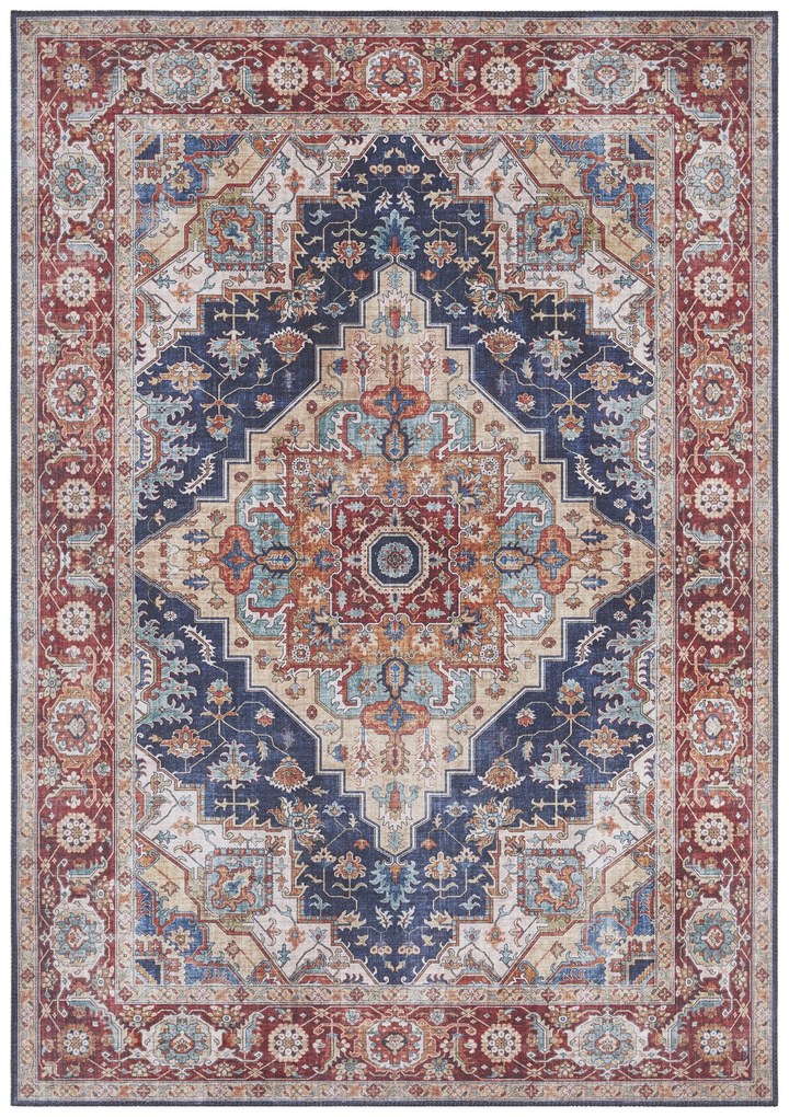 Hanse Home, Kusový koberec Asmar 104017 Indigo / Blue, 80x150, modrá, obývacia izba