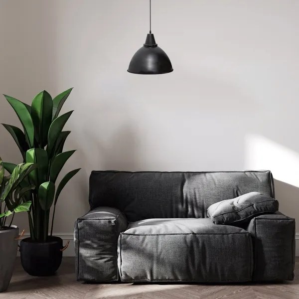 Rabalux 72013 - Luster na lanku WILBOUR 1xE27/60W/230V čierna