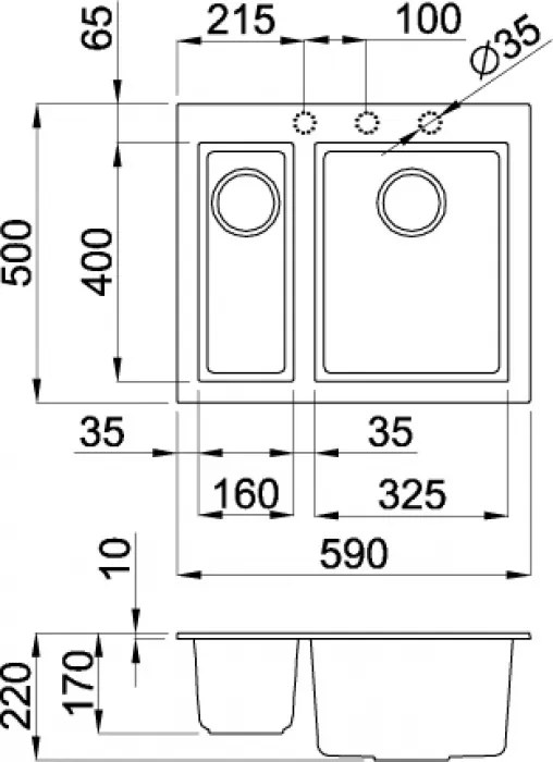 ELLECI QUADRA 150-79 Standard