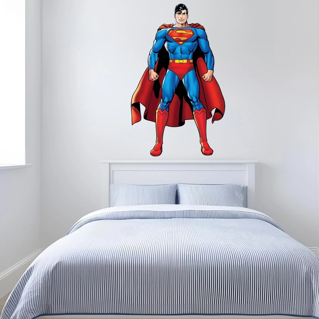 60x95cm Superman - textilná nálepka na stenu
