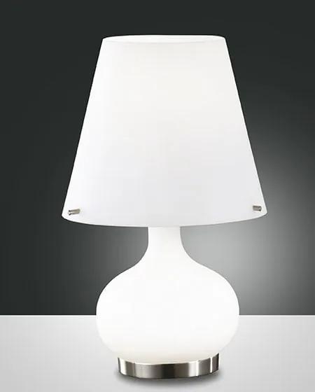 Stolové svietidlo FABAS ADE TABLE LAMP WHITE GLASS H.320 2533-34-102
