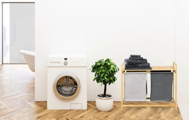 Kôš na bielizeň HANOI DUO COLOR sivý