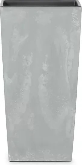Plastový kvetináč DURS200E 20 cm - sivý betón